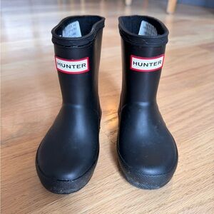 Toddler black Hunter boots